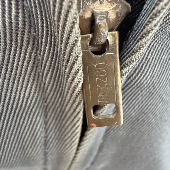 Vintage West Point Cadet Jacket Bomber Style Men's M/L Grey Athletic Letter 1957 - Picture 6 of 7